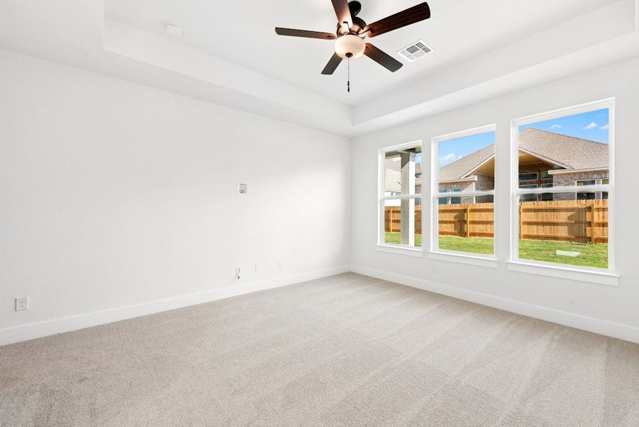 Spacious, unfurnished interior of a new home in Blackhawk, Pflugerville (Image 31).
