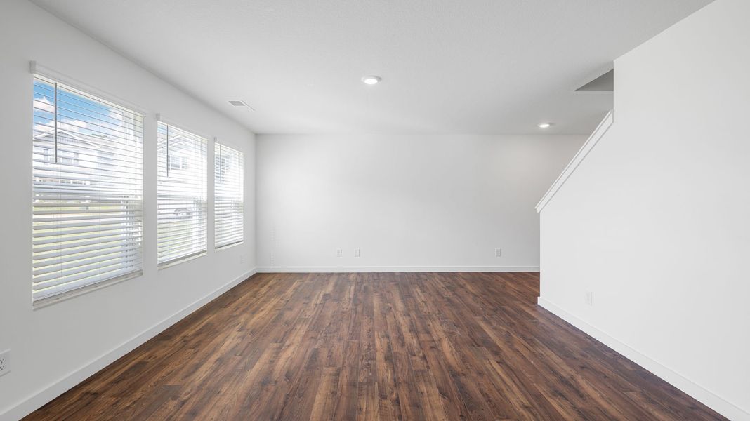 Representative unfurnished interior of a home built from the Edmon by D.R. Horton in Timber Creek, Rossville (Image 13).