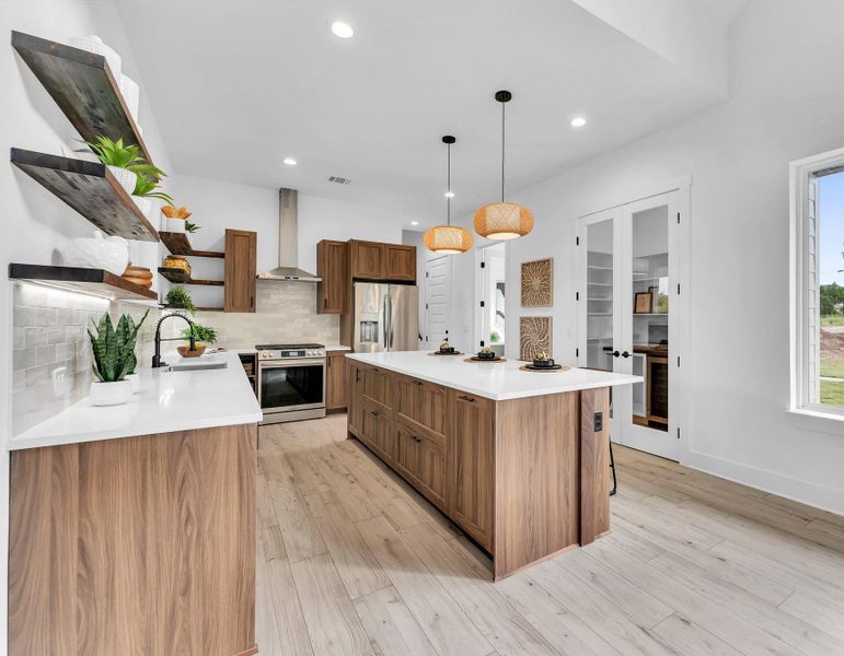 Furnished interior view inside a new home in , Georgetown (Image 3).