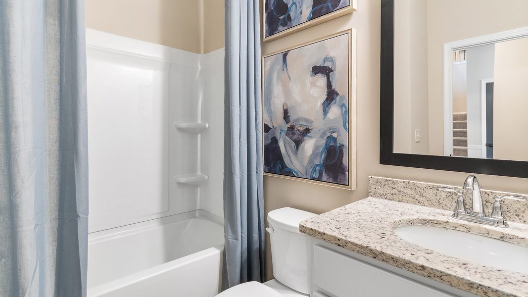 Furnished interior view inside a new home in Camp Creek Village, Atlanta (Image 25).