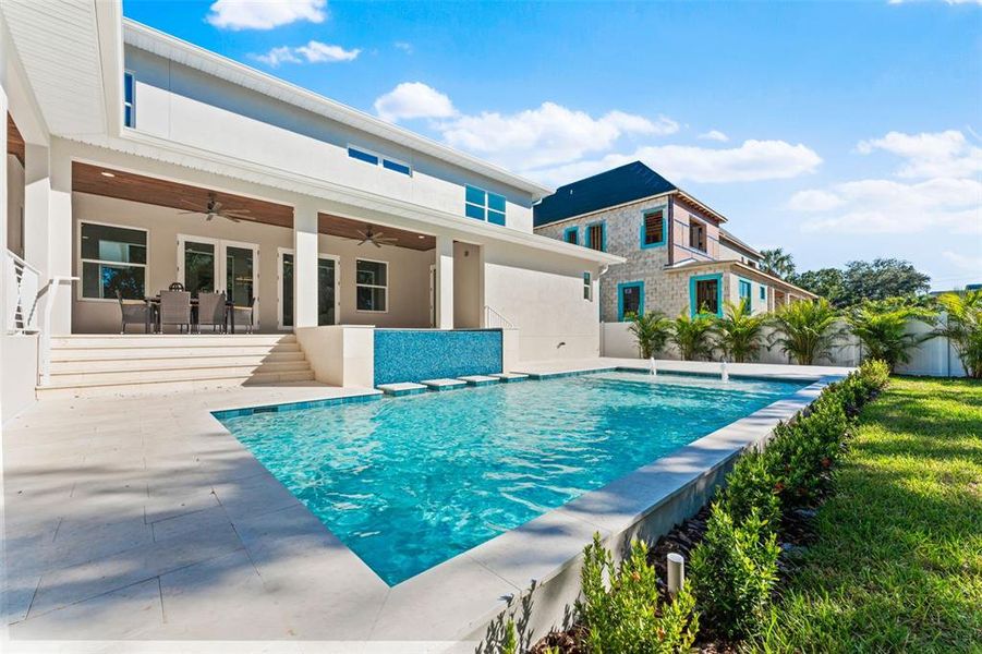 Exterior details and patio area of a home in , Tampa (Image 34).
