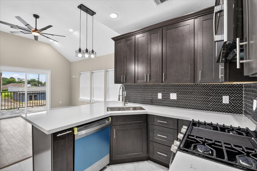 Furnished interior view inside a new home in , Houston (Image 7).