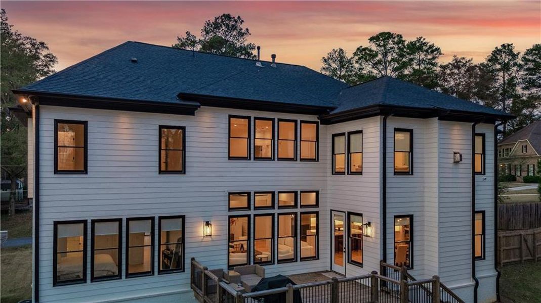 Exterior details and patio area of a home in , Marietta (Image 47).