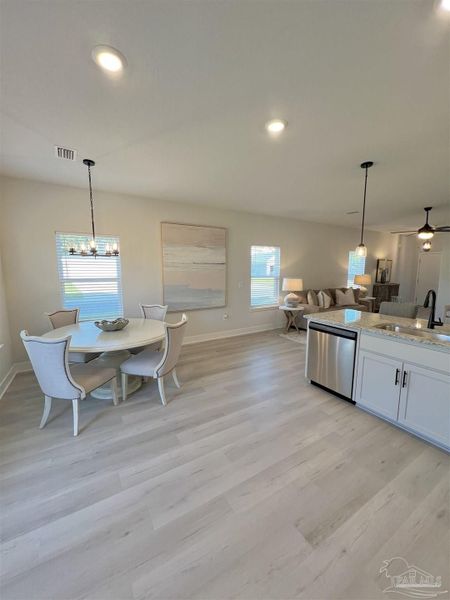 Furnished interior view inside a new home in Allison Acres, Cantonment (Image 7).