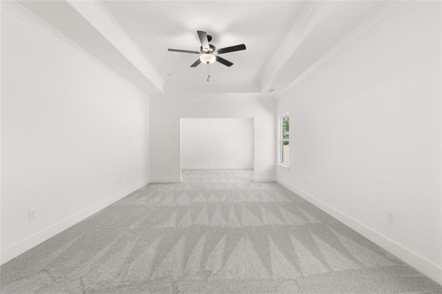 Spacious, unfurnished interior of a new home in Traditions of Braselton, Jefferson (Image 25).