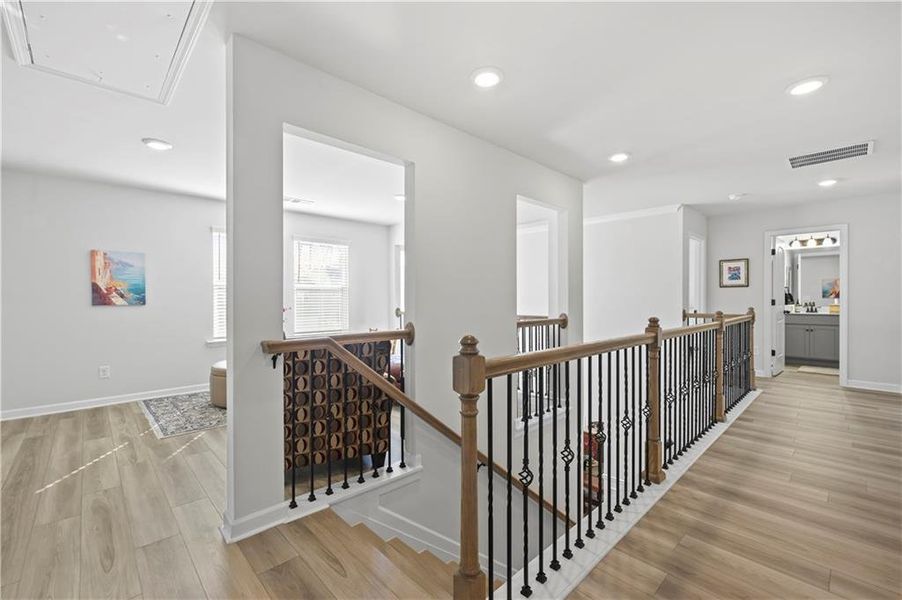 Furnished interior view inside a new home in , Atlanta (Image 35).