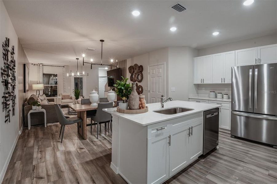 Furnished interior view inside a new home in , Haines City (Image 7).