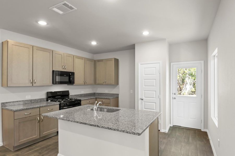 Furnished interior view inside a new home in Cloverleaf, Austin (Image 13).