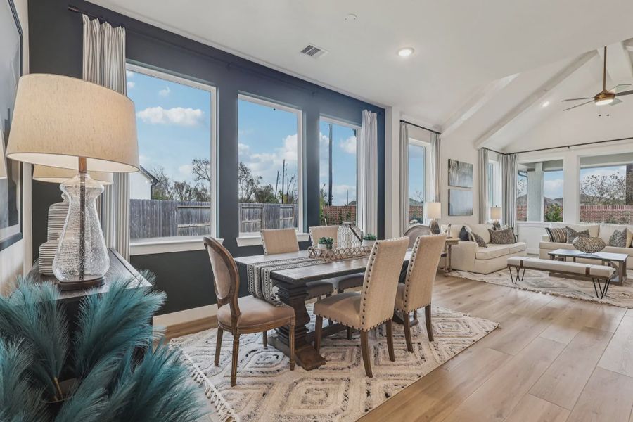 Representative furnished interior of a home built from the Orlando by Chesmar Homes in The Woodlands Hills, Willis (Image 10). Representative furnished interior of a home built from the Orlando by Chesmar Homes in The Woodlands Hills, Willis (Image 10).