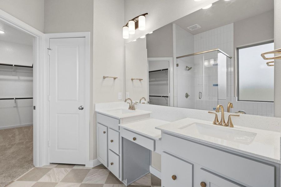 Furnished interior view inside a new home in Sienna 45', 50', Missouri City (Image 12).