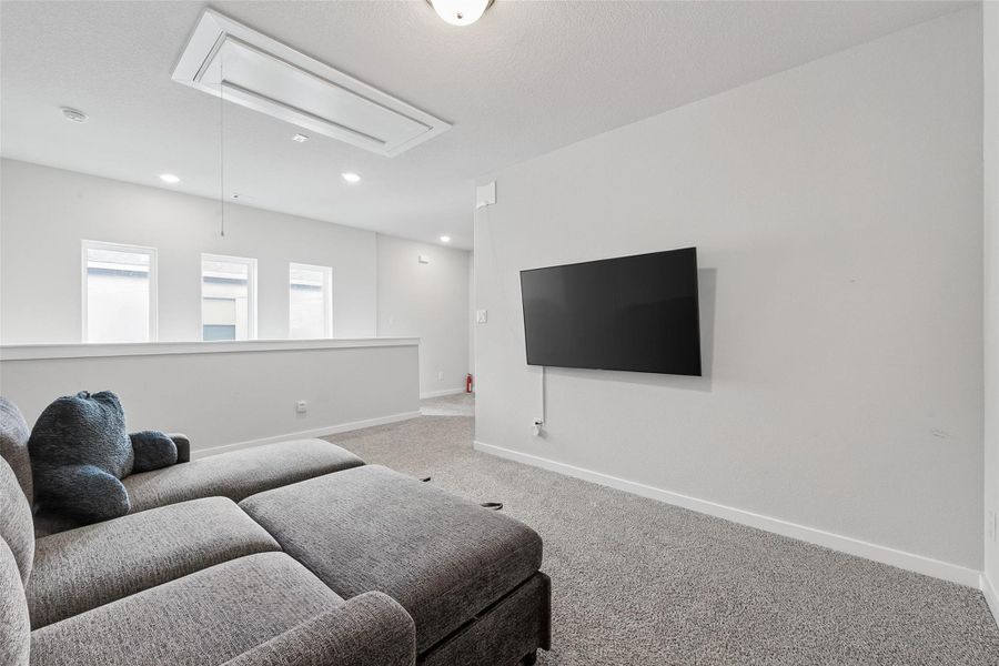 Furnished interior view inside a new home in McClendon Park Village, Houston (Image 34).