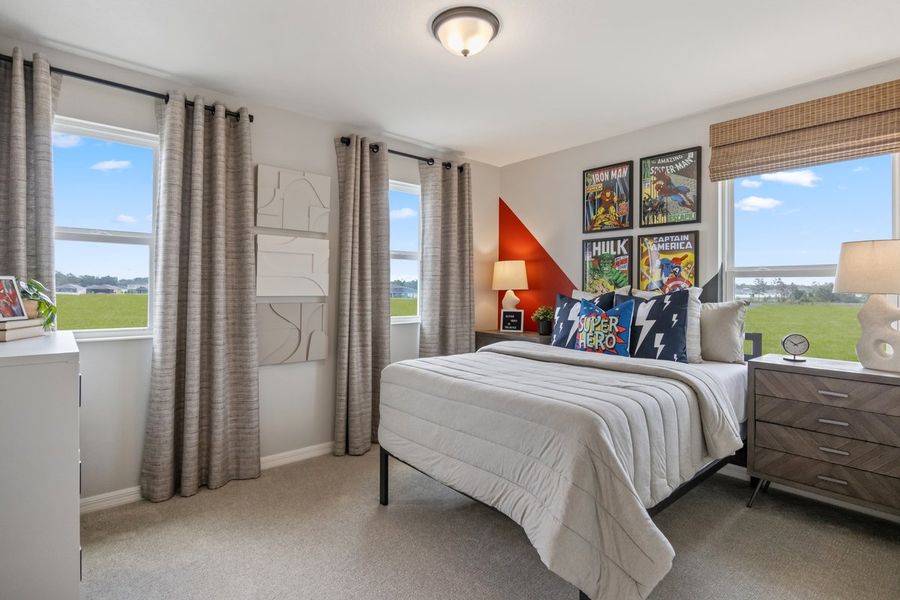 Spacious secondary bedrooms Spacious secondary bedrooms