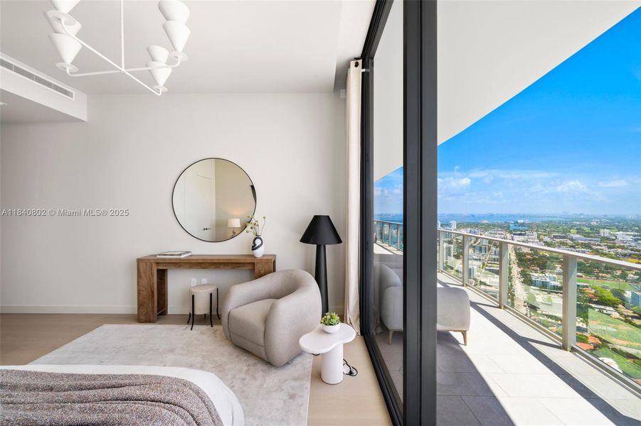 Furnished interior view inside a new home in , Miami Beach (Image 44).