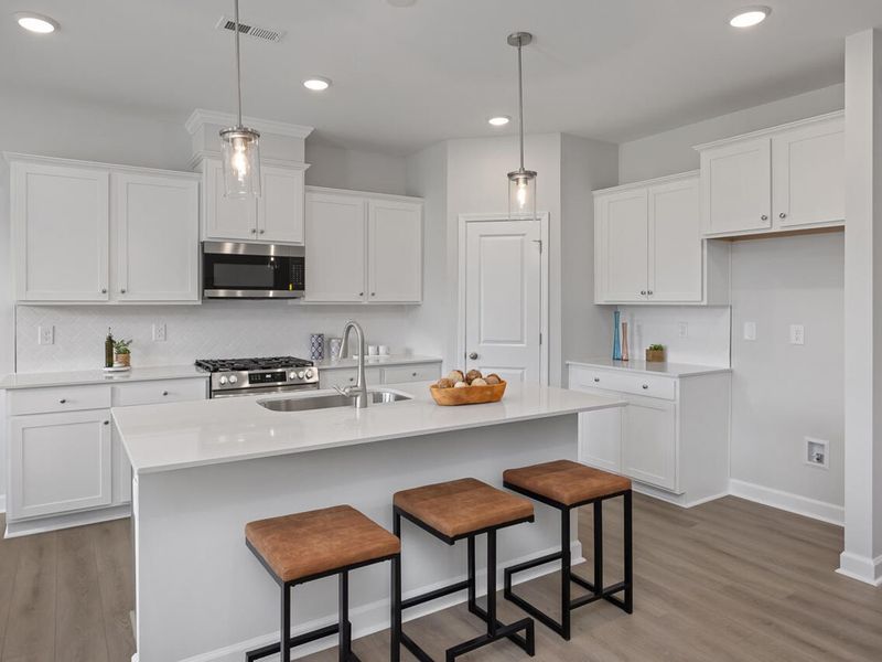 Furnished interior view inside a new home in Springvale, Fuquay Varina (Image 4).