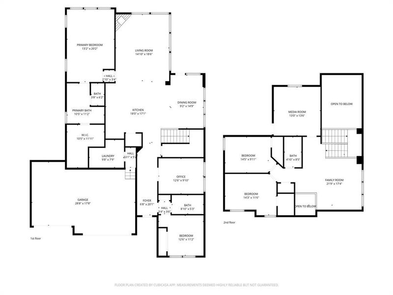 2D floor plan layout of this home in South Pointe Village Series, Mansfield, TX (Image 4). 2D floor plan layout of this home in South Pointe Village Series, Mansfield, TX (Image 4).