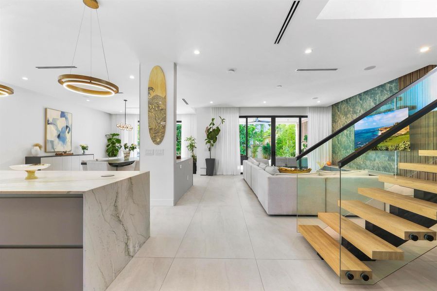 Furnished interior view inside a new home in , Fort Lauderdale (Image 62).