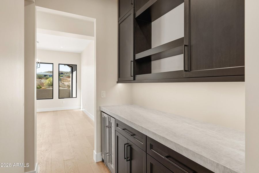 Butlers Pantry with Wine Fridge