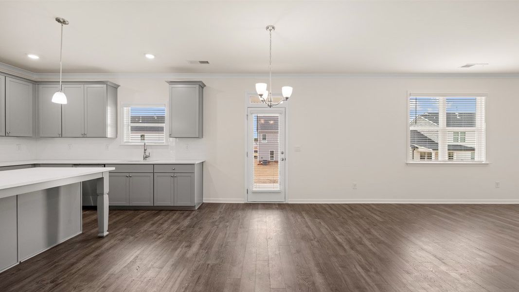 Spacious, unfurnished interior of a new home in The Gates at Pates Creek, Hampton (Image 16).