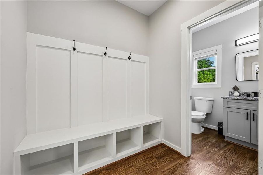 Furnished interior view inside a new home in , Flowery Branch (Image 16).