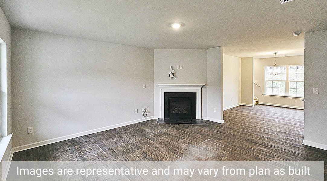Representative unfurnished interior of a home built from the Brandon by D.R. Horton in Fishel Village, Winston-Salem (Image 22). Representative unfurnished interior of a home built from the Brandon by D.R. Horton in Fishel Village, Winston-Salem (Image 22).