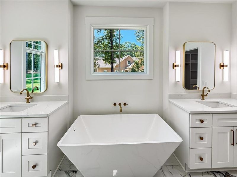 Furnished interior view inside a new home in , Eatonton (Image 11).