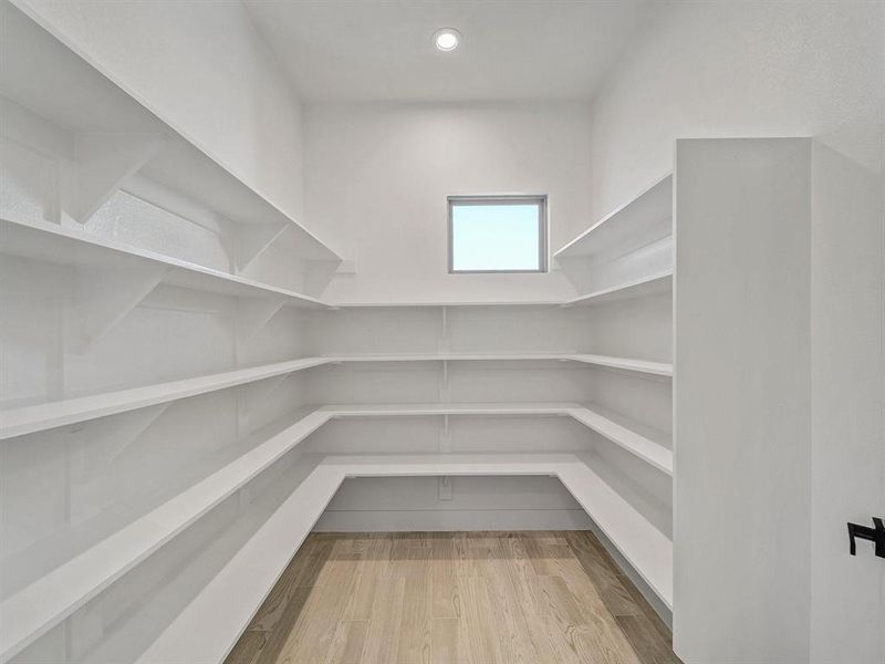 View of storage area