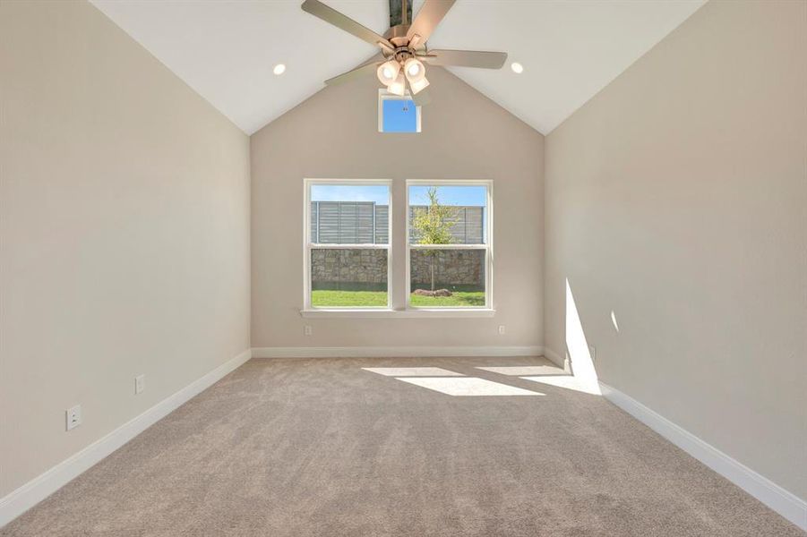 Spacious, unfurnished interior of a new home in Treeline, Justin (Image 30).