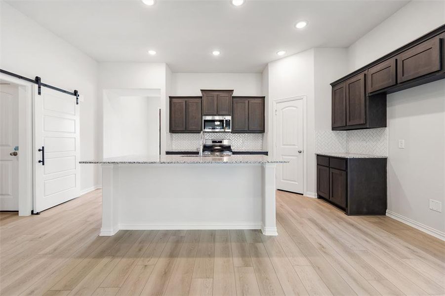 Furnished interior view inside a new home in Liberty Pointe, Gainesville (Image 4). Furnished interior view inside a new home in Liberty Pointe, Gainesville (Image 4).