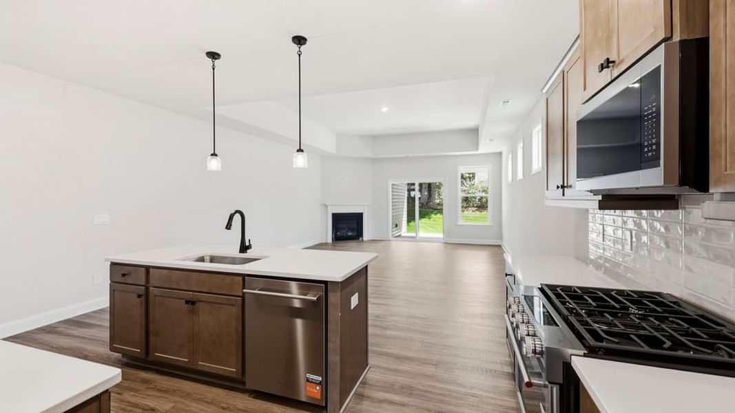 Furnished interior view inside a new home in Blue Ridge Trail, Fountain Inn (Image 5).