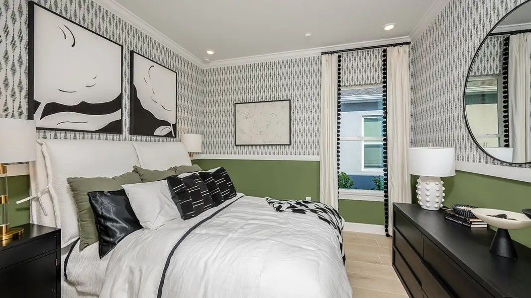 Representative furnished interior of a home built from the Pallazio II by Taylor Morrison in Westview Community Group Page, Kissimmee (Image 10).