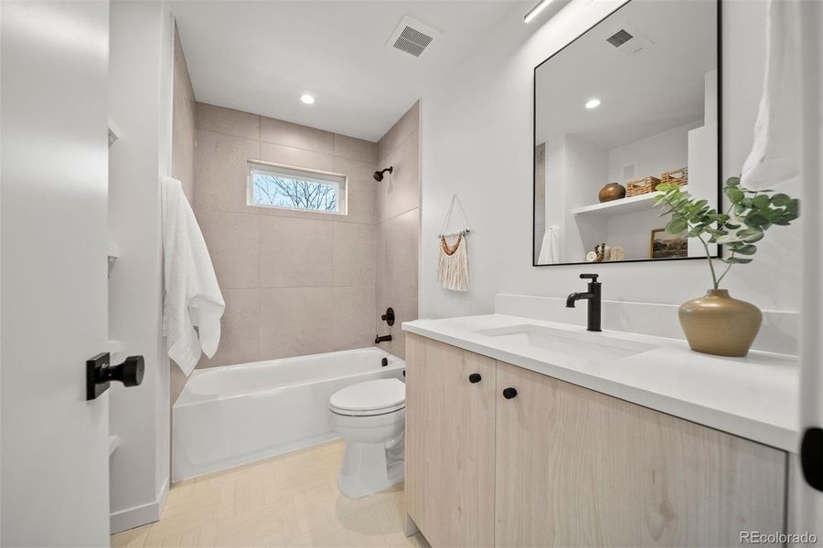 Furnished interior view inside a new home in , Denver (Image 44).