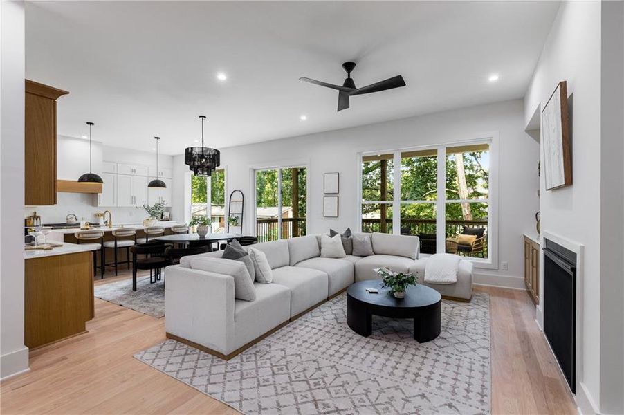 Furnished interior view inside a new home in , Smyrna (Image 31).