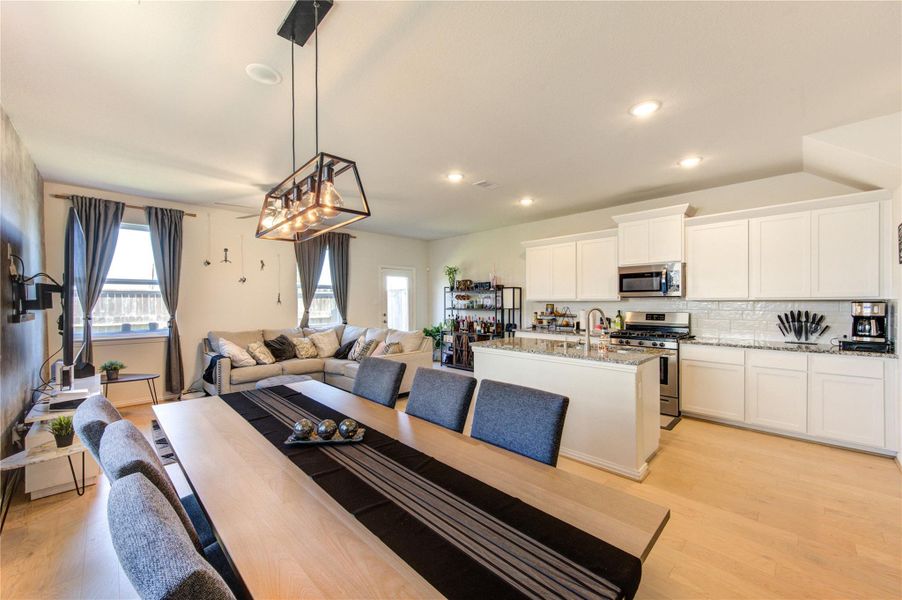 Furnished interior view inside a new home in , Katy (Image 3). Furnished interior view inside a new home in , Katy (Image 3).