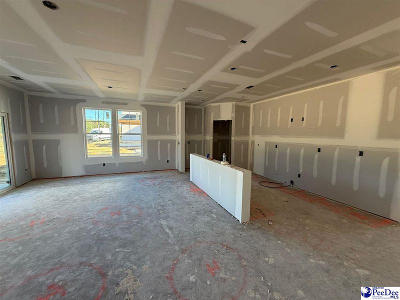 In-progress construction of a new home in The Grove, Florence, SC (Image 9). In-progress construction of a new home in The Grove, Florence, SC (Image 9).