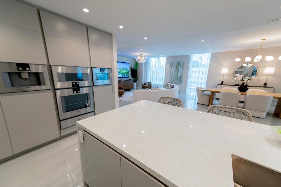 Furnished interior view inside a new home in Alina Residences, Boca Raton (Image 4).