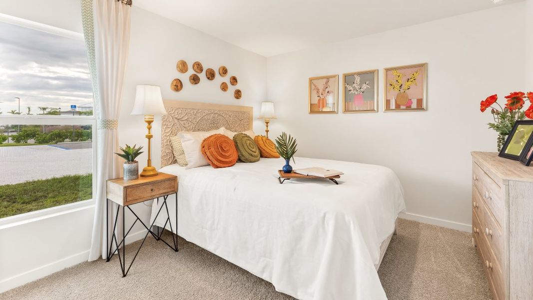 Furnished interior view inside a new home in Coral Bay - Express & Tradition, North Fort Myers (Image 11).