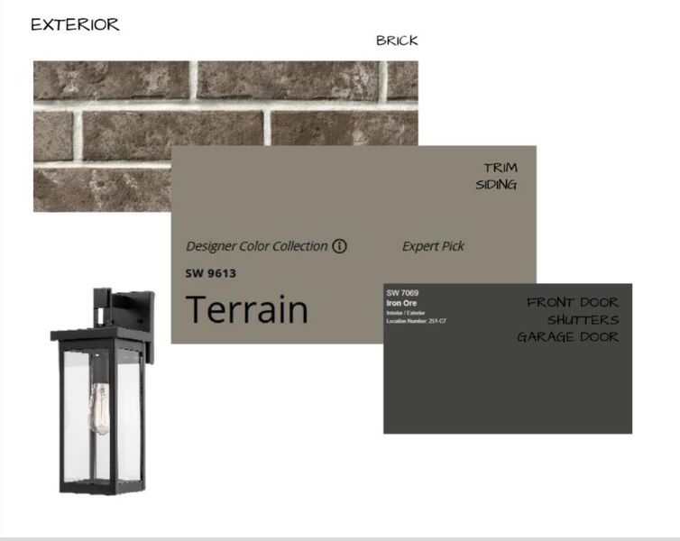 Sample of building materials used in homes in White Oak, Arlington (Image 9).