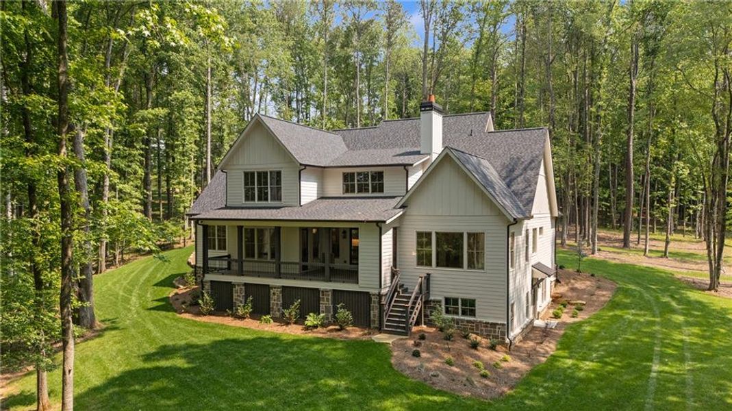 Front exterior of a new home in , Milton, GA, highlighting curb appeal (Image 2).