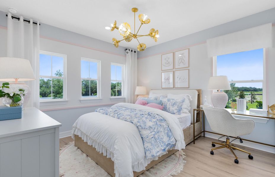 Representative furnished interior of a home built from the Scarlett by Pulte Homes in Avera, Orlando (Image 13).