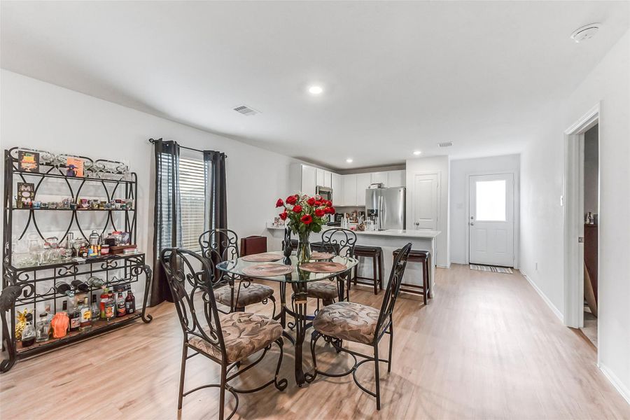 Furnished interior view inside a new home in Burnet Fields at Baytown Crossings, Baytown (Image 12).