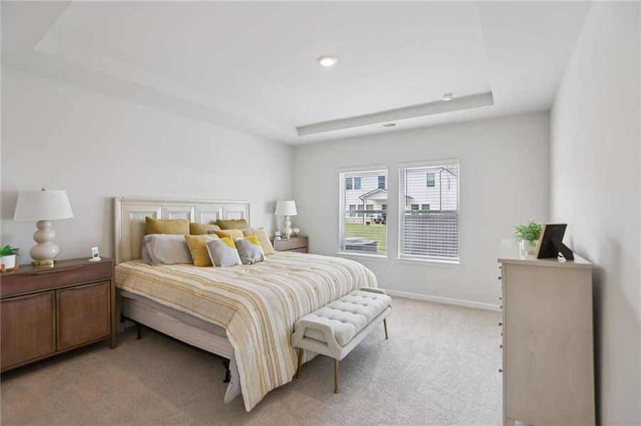 Furnished interior view inside a new home in Westmont Preserve, Powder Springs (Image 15).