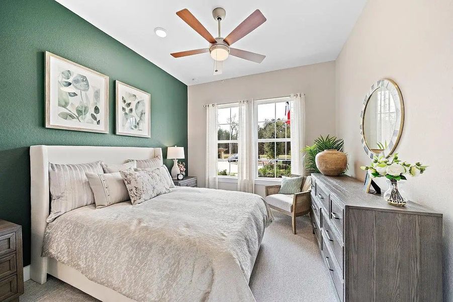 Furnished interior view inside a new home in Chambers Creek, Willis (Image 17).