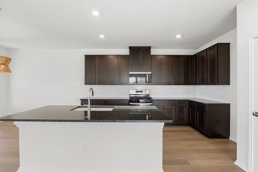 Furnished interior view inside a new home in Salerno - Heritage Collection, Round Rock (Image 7). Furnished interior view inside a new home in Salerno - Heritage Collection, Round Rock (Image 7).