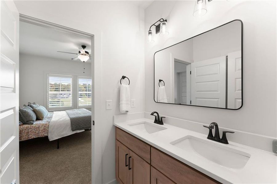 Furnished interior view inside a new home in , Cumming (Image 34).