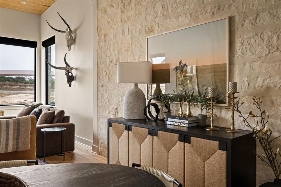 Furnished interior view inside a new home in , Iredell (Image 18).