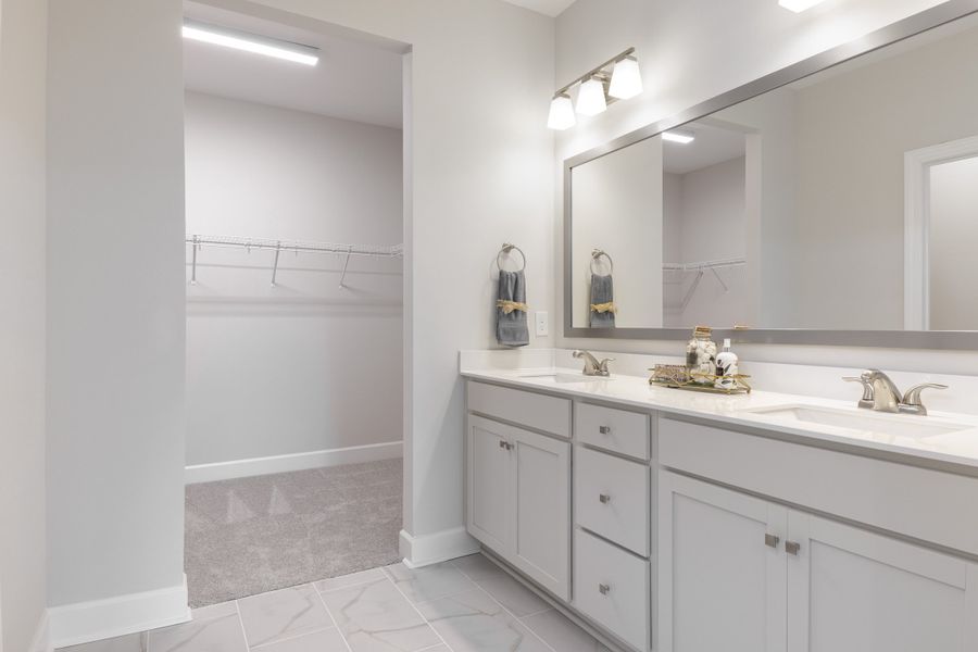 Representative furnished interior of a home built from the The Prescott by Cothran Homes in Holly Ridge, Greenville (Image 12).