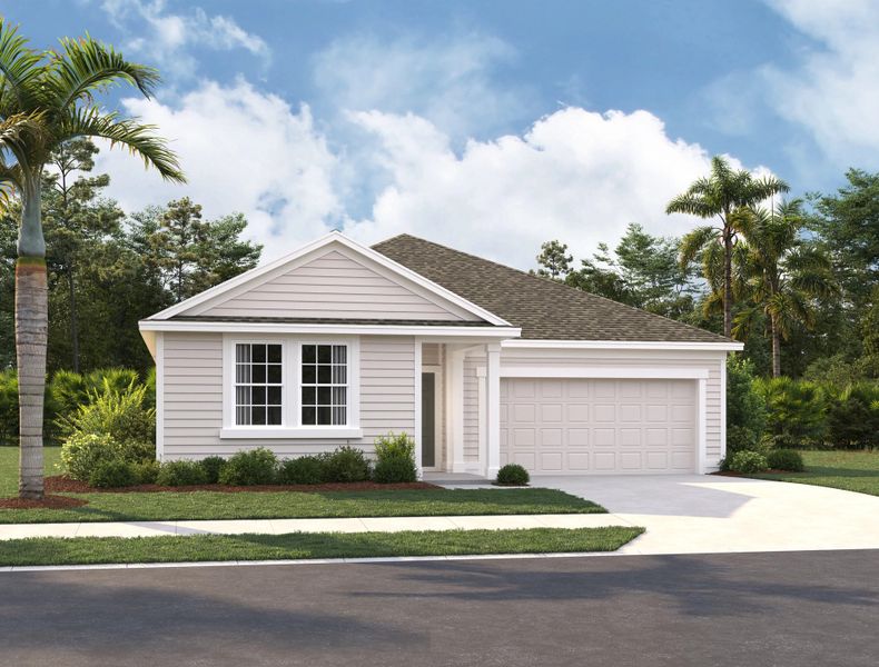 Representative exterior photo of a completed home built from the Plant II by Ashton Woods in Ellington Traditional, St. Cloud, FL (Image 17).