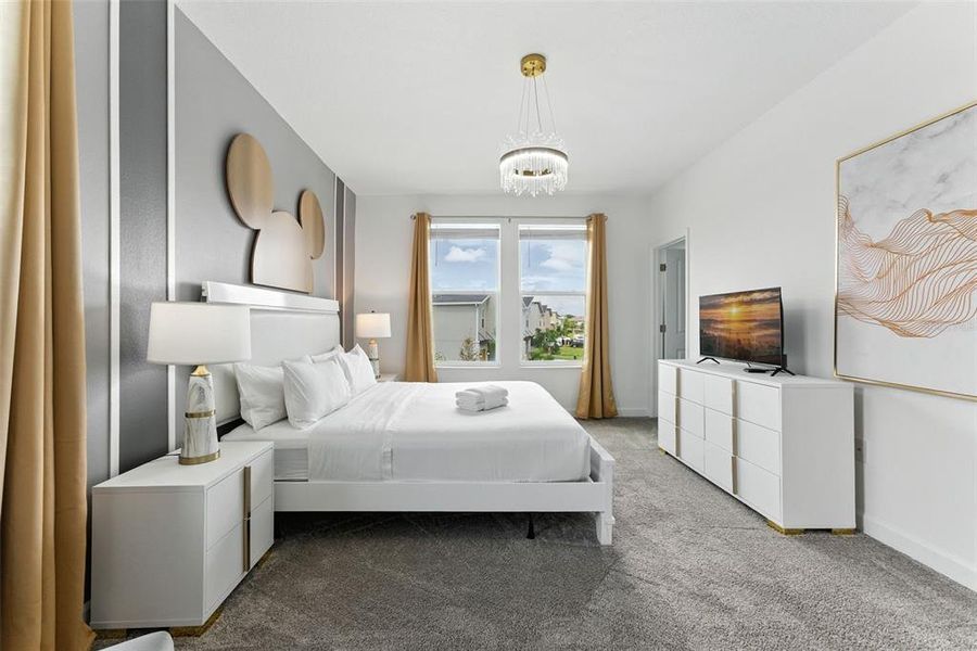 Furnished interior view inside a new home in , Davenport (Image 24).