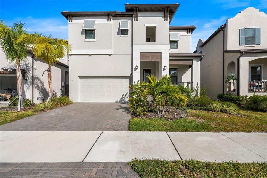 Front exterior of a new home in , Ruskin, FL, highlighting curb appeal (Image 29). Front exterior of a new home in , Ruskin, FL, highlighting curb appeal (Image 29).