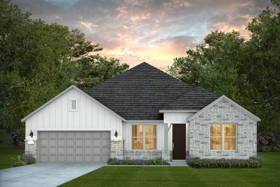 Representative exterior photo of a completed home built from the Azle by Pulte Homes in Corley Farms, Boerne, TX (Image 16).